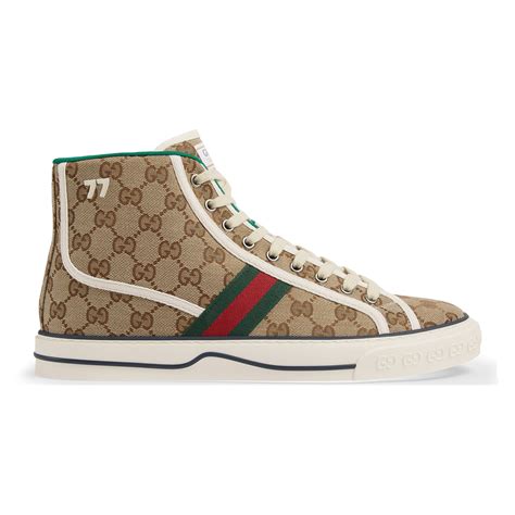 gucci brown men tenni|gucci tennis shoes 1977.